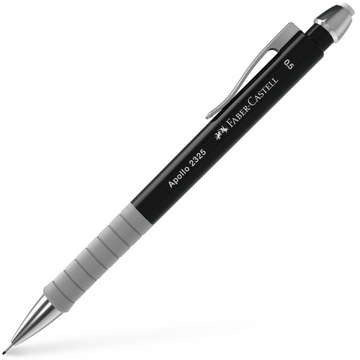 FABER-CASTELL Карандаш механический с ластиком для стилусов Apollo 0,5 мм ЧЕРНЫЙ