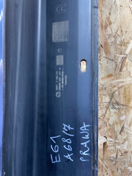 фото thumb №9, Накладка планка порогова bmw e60 e61 a68/7 платиновий сірий права