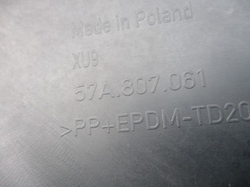 фото thumb №7, Спойлер накладка dół бампера перед skoda karoq 57a807061
