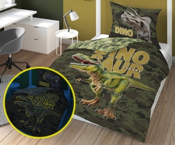 СВЕТЯЩЕЕ ПОДЛОЖНОЕ ПОДЛОЖНОЕ 160х200 ДИНОЗАВРЫ T-REX ДИНОЗАВР