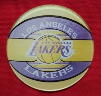 Накладки на кружки NBA 6шт Никс Лейкерс