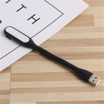 СИЛИКОНОВЫЙ ГИБКИЙ СВЕТОДИОДНЫЙ НОЧНИК ДЛЯ НОУТБУКА ПК КОМПЬЮТЕРА USB ХОЛОДНЫЙ БЕЛЫЙ