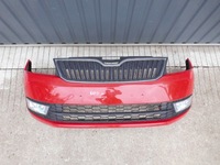 фото thumb №1, Бампер передний решётка радиатора решётки противотуманные фары skoda rapid 2014r. lf3k оригинал