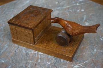 Деревянная шкатулка, шкатулка, диспенсер для сигарет, резной портсигар.