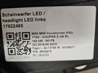 фото thumb №10, Mini f60 lci лампа перед правая левая адаптивный led 5a1ec08 5a1ec07 uk