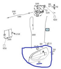фото thumb №3, Ручка дверь левая mercedes actros mp4 9607230609