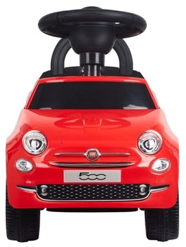Самоходный ходунок Fiat 500 - Коралло красный
