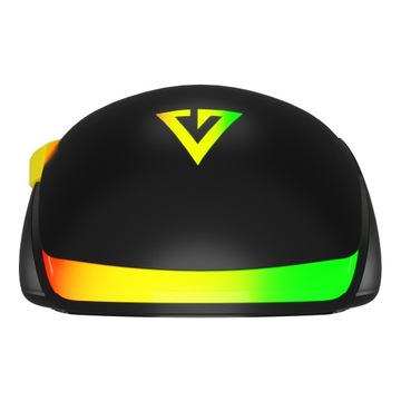 MYSZKA Z WYMIENNYMI PANELAMI PODŚWIETLANA RGB MODECOM VOLCANO JAGER CZARNA