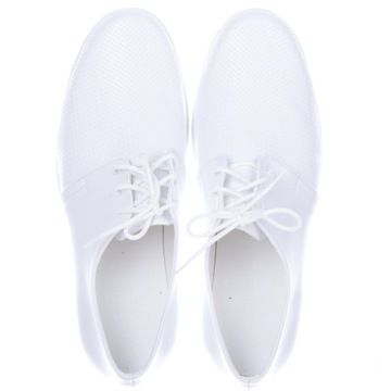 Buty Półbuty Chłopięce Komunijne Wizytowe Białe 34