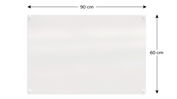 Tablica magnetyczna suchościeralna 90x60 bezramowa
