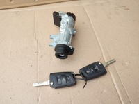 фото thumb №1, Замок зажигания + 2x ключ skoda rapid lift 15r оригинал 67tys пробег