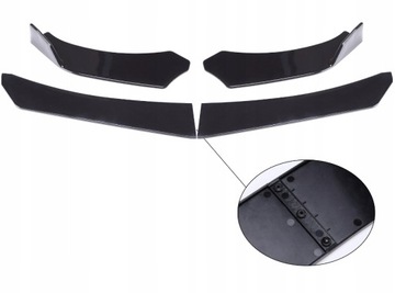 фото thumb №9, Разветвитель универсальный накладка спойлер бампера блеск чёрный