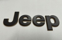 фото thumb №1, Наклейка/эмблема "jeep" золотая рамка jeep wrangler jl model 392