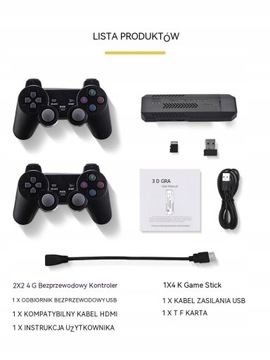 Game Stick 4k Оригинальная игровая консоль в стиле ретро HD