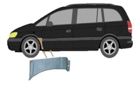 фото thumb №9, Ремкомплект крыла перед opel zafira a b 99-08 l