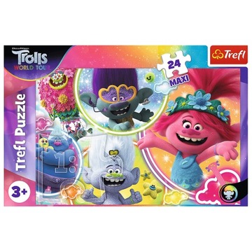 Пазл Trefl Trolls Музыкальный мир Макси 24 шт.