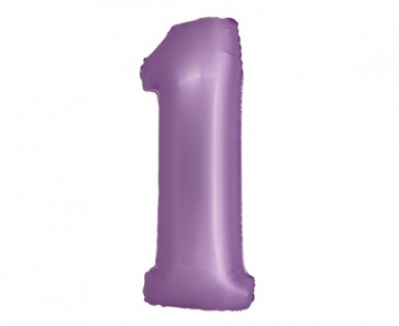 Balon foliowy Smart Cyfra 8 lawendowa matowa 76 cm
