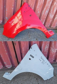 фото thumb №1, Крыло передний левый / правый перед renault twingo 2 2006-14