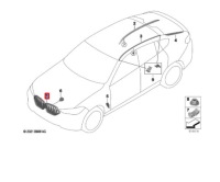 фото thumb №5, Bmw x6 g06 передня частина бампер радіатор решітка 51138745303