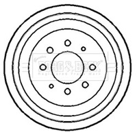 фото thumb №1, Барабан тормозной renault espace задняя 86- bbr7076