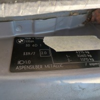 фото thumb №7, Bmw e39 sedan двері зад ліве aspensilber 339/7