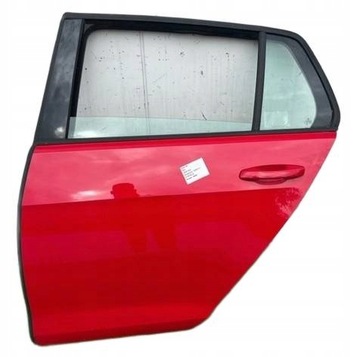 фото thumb №1, Дверь левая задние vw golf vii ly3d красный