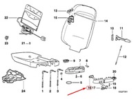 фото thumb №10, Перемикач регулювання правого передній сидіння bmw 3 e36 61311383476