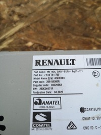 фото thumb №4, Renault clio v радио навигация 259159380r