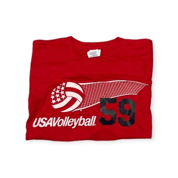 Koszulka T-shirt męski krótki rękaw Delta Dri 59 USA Volleyball M