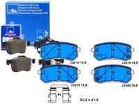фото thumb №1, Тормозные колодки тормозные hyundai задняя i10 1,0-1,2 08- ate