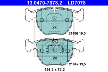 ДИСКИ + КОЛОДКИ ATE CERAMIC P BMW X3 3.0 X5 3.0-4.4