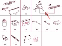 фото thumb №9, Mercedes-benz cla coupe c117 трикутник попереджувальний a0008900397 оригінальний