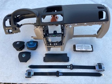 фото thumb №1, Skoda yeti beż панель капот консоль подушки ремені