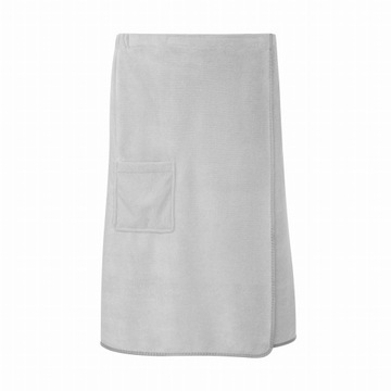 Серое мужское полотенце для сауны KILT ACTIVE L/XL SPA POOL GREY БЫСТРОСЫХАЮЩЕЕ