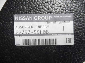 фото thumb №7, Абсорбер w бампер перед nissan leaf ii 2 оригінальний номер 62090-5sh0b