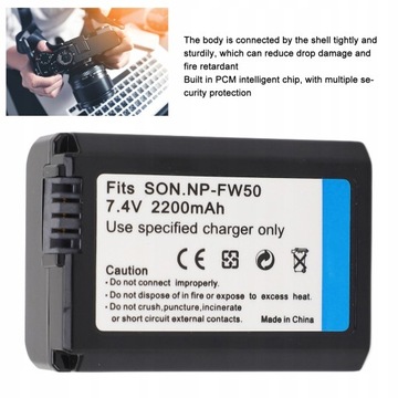 АККУМУЛЯТОР ДЛЯ SONY NP FW50 2200МАЧ