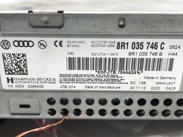 фото thumb №6, Радіо audi a4 b8 8r1035746c 07-15 тюнер