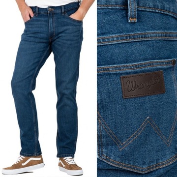 Wrangler ГРИНСБОРО Луи СУПЕР ИЗНОШЕННЫЕ ТЕМНЫЕ ДЖИНСЫ W31 L32