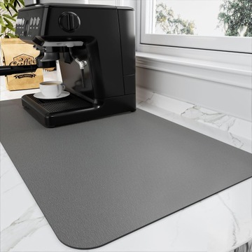 КОВРИК для кофемашины SILICONE PAD Серый 30х40 см АБСОРБЕНТ