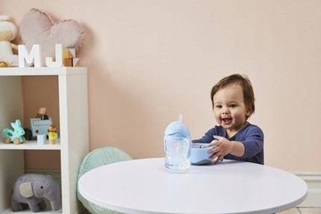 B.BOX Инновационная бутылка для воды BBOX Pistachio с трубочкой
