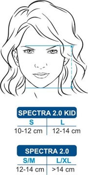 Полнолицевая маска для дайвинга детская Aqua Speed ​​Spectra Kid размера. л