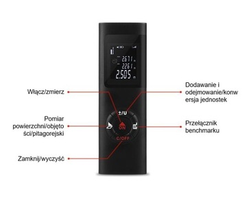 ПРОФЕССИОНАЛЬНЫЙ ЛАЗЕРНЫЙ ДАЛЬНОМЕР с USB-зарядкой