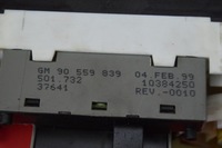 фото thumb №8, Панель управление обдув кондиционер 90559881 opel zafira a 99-03