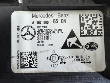 фото thumb №13, Mercedes gle w167 a167 полный led multibeam лампа левая перед фара eur