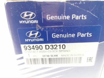 фото thumb №7, Лента сматыватель подушка безопасности hyundai tucson 2015- оригинальный номер 93490 d3210