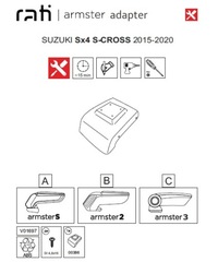 фото thumb №9, Підлокітник armster 3 suzuki sx4 s-cross 2015-20