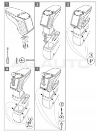 фото thumb №7, Подлокотник с адаптер do suzuki splash, 2007-2014, arm2-black