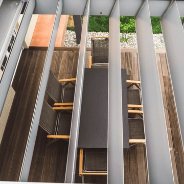 WALL GARDEN терраса PERGOLA кровля 3х3 Premium Wall Gutroof БЕЛЫЙ