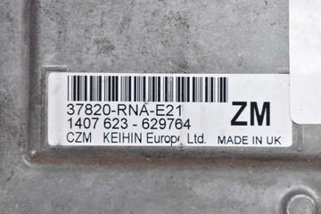 фото thumb №7, Блок керування двигуна 37820-rna-e21 honda civic 8 viii 1.8 i-vtec 140 km 07-12