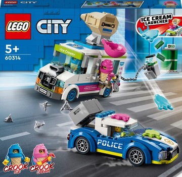 60314 - LEGO City - Полиция преследует фургон с мороженым